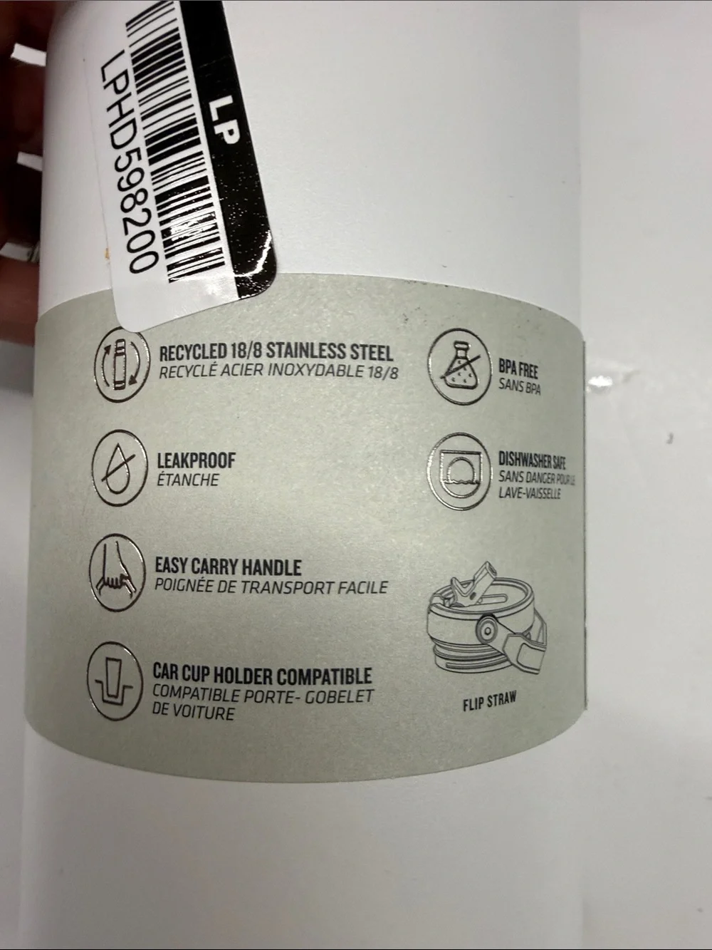 NEW Stanley Ice Flow Water Bottle 24 oz White - Picture 4 of 6